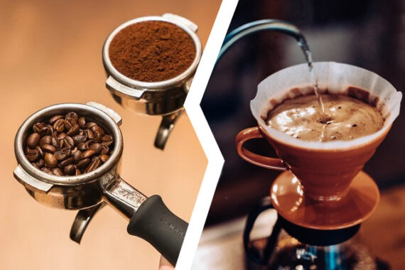 Café de filtro o espresso